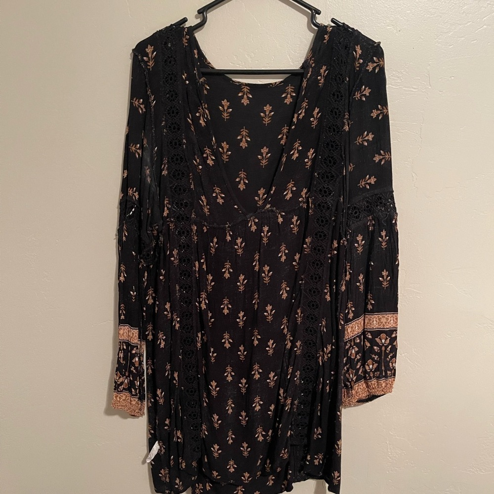 Cute fall woman’s large dress